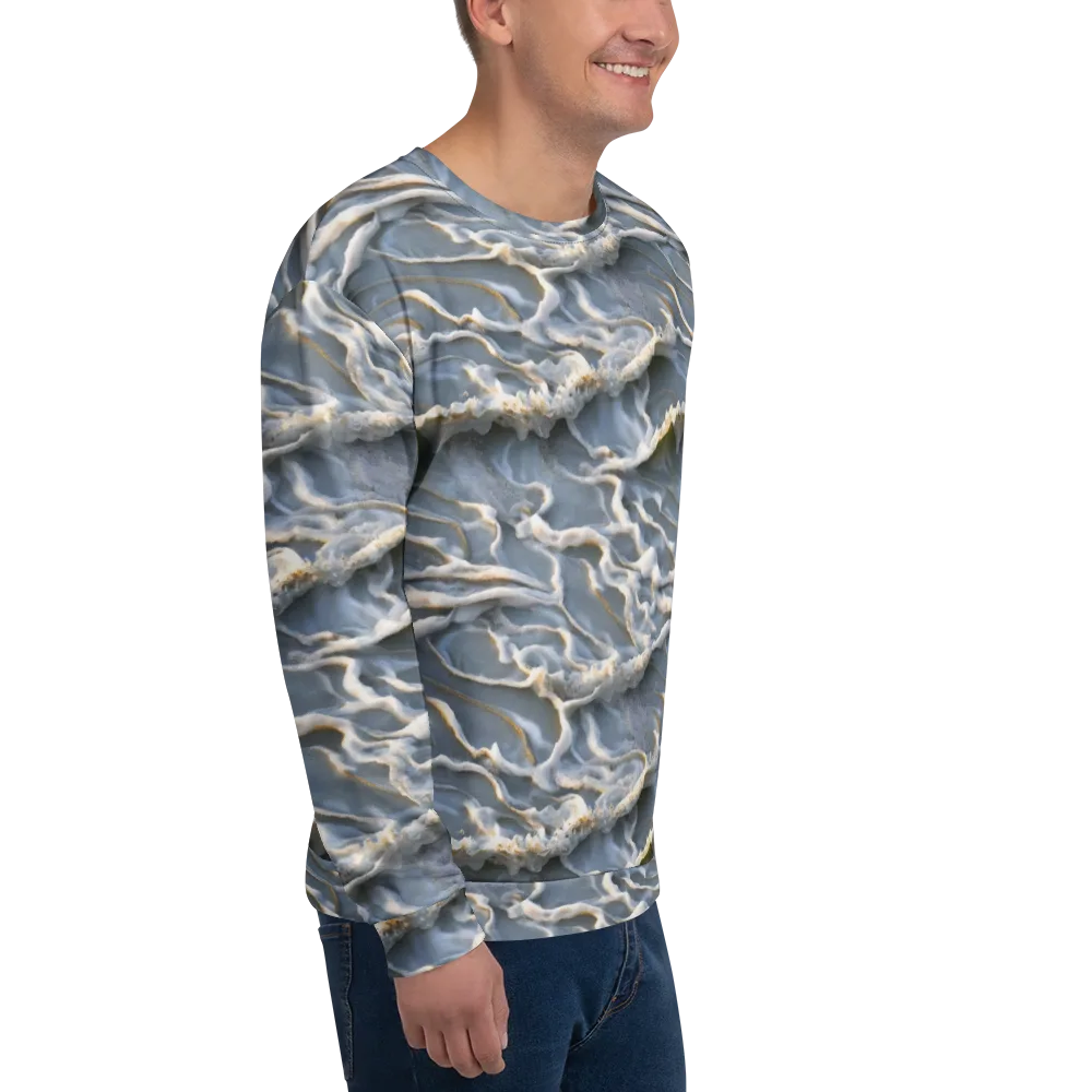 Frosted Tide on Sweatshirt — Right Front