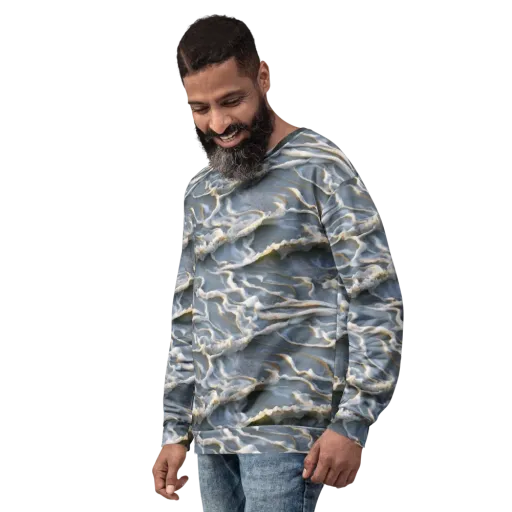 Frosted Tide on a Sweatshirt