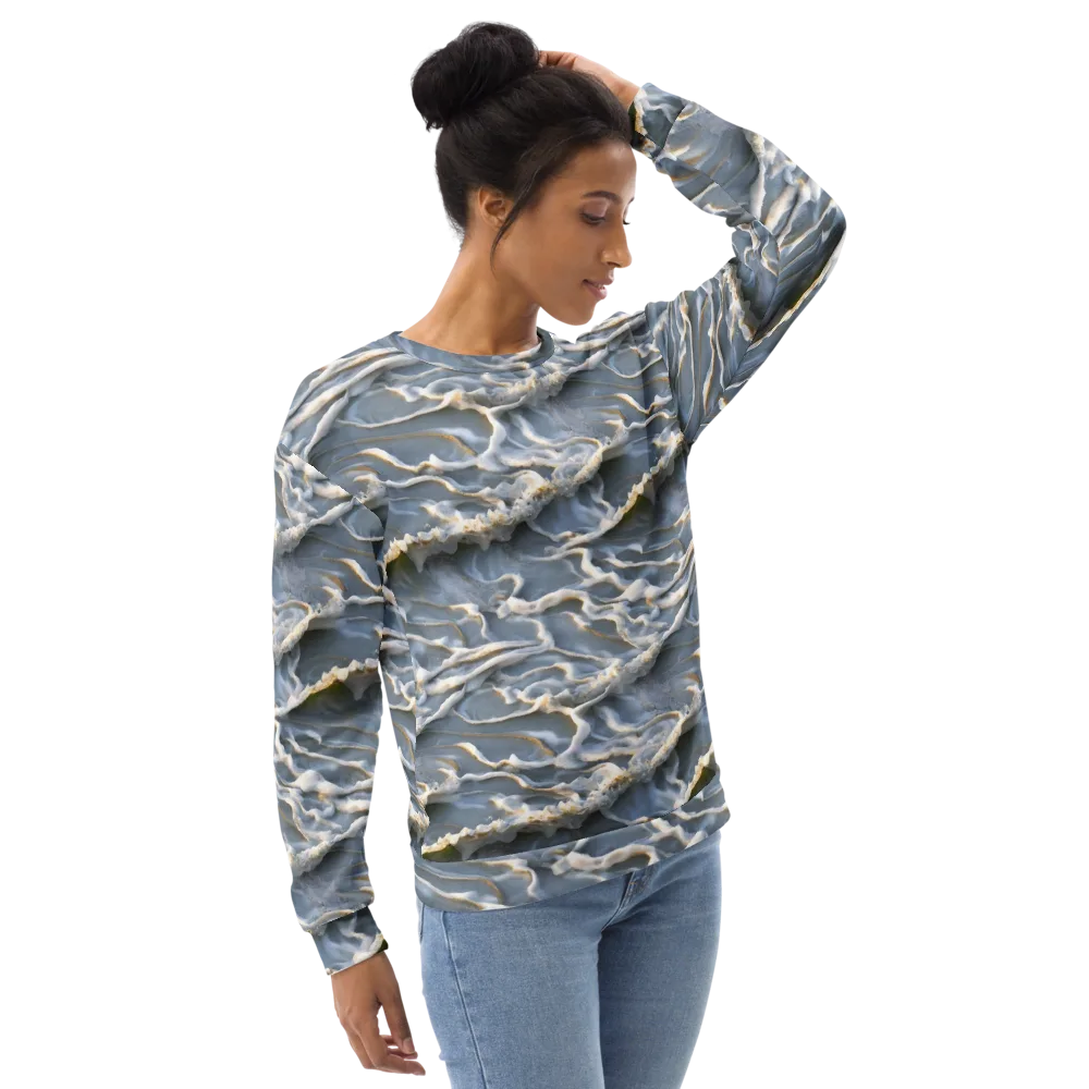 Frosted Tide on Sweatshirt — Right Front