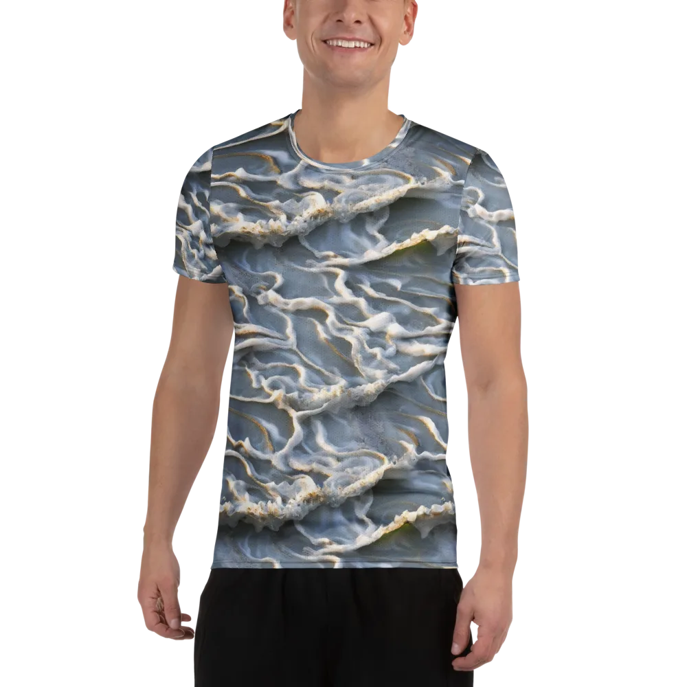 Frosted Tide on Men's Athletic T-Shirt — Front
