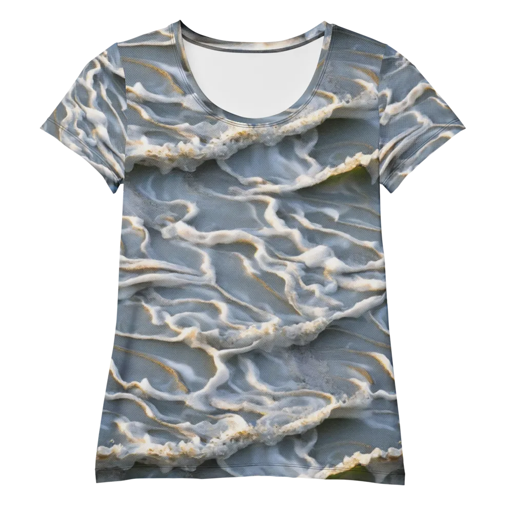 Frosted Tide on Women's Athletic T-Shirt — Front
