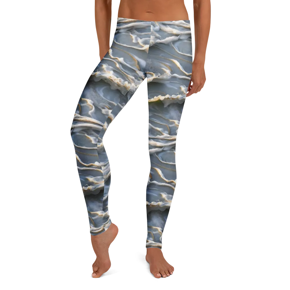 Frosted Tide on Leggings — Front