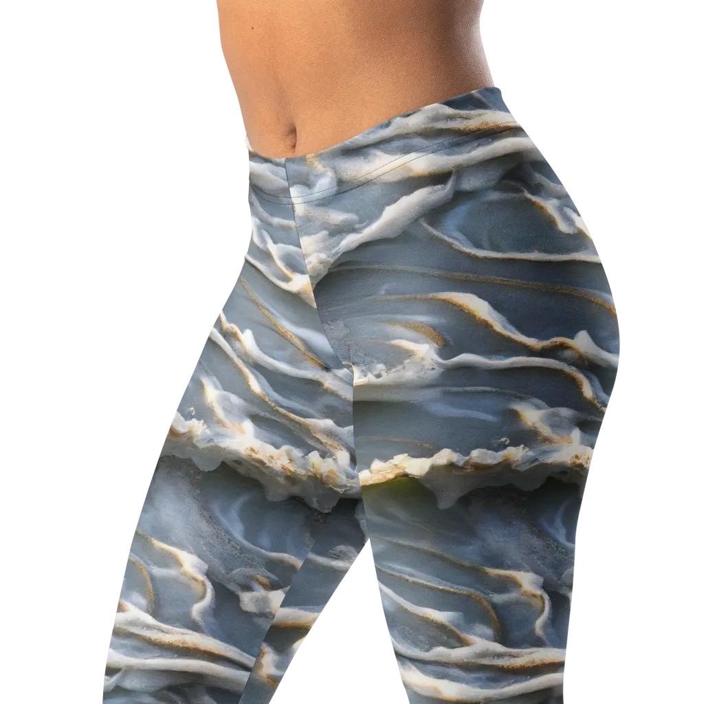Frosted Tide on Leggings — Left Front