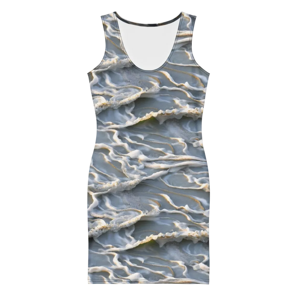 Frosted Tide on Bodycon Dress — Front