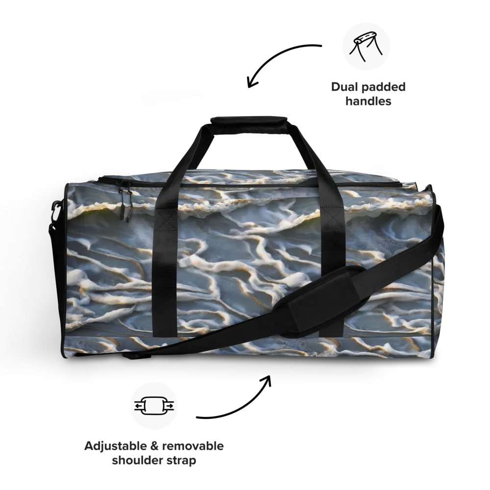 Frosted Tide on Duffle Bag — Front