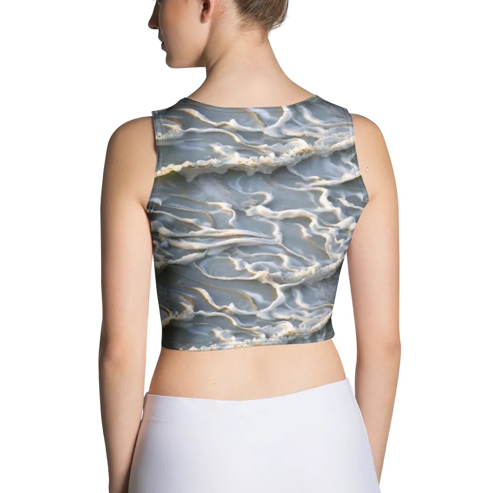 Frosted Tide on Crop Top — Back