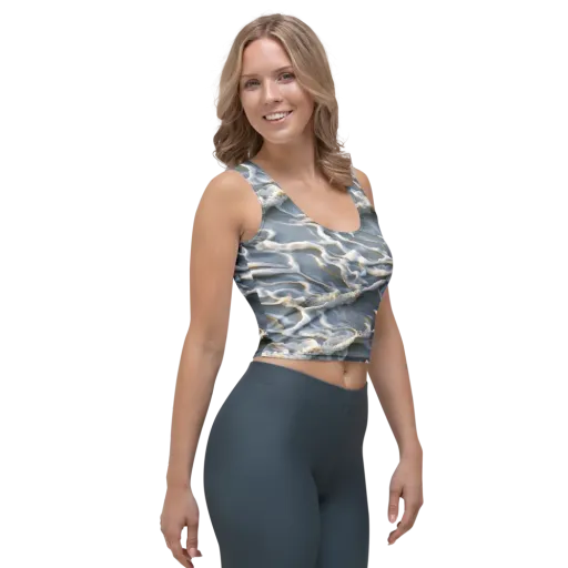 Frosted Tide on a Crop Top