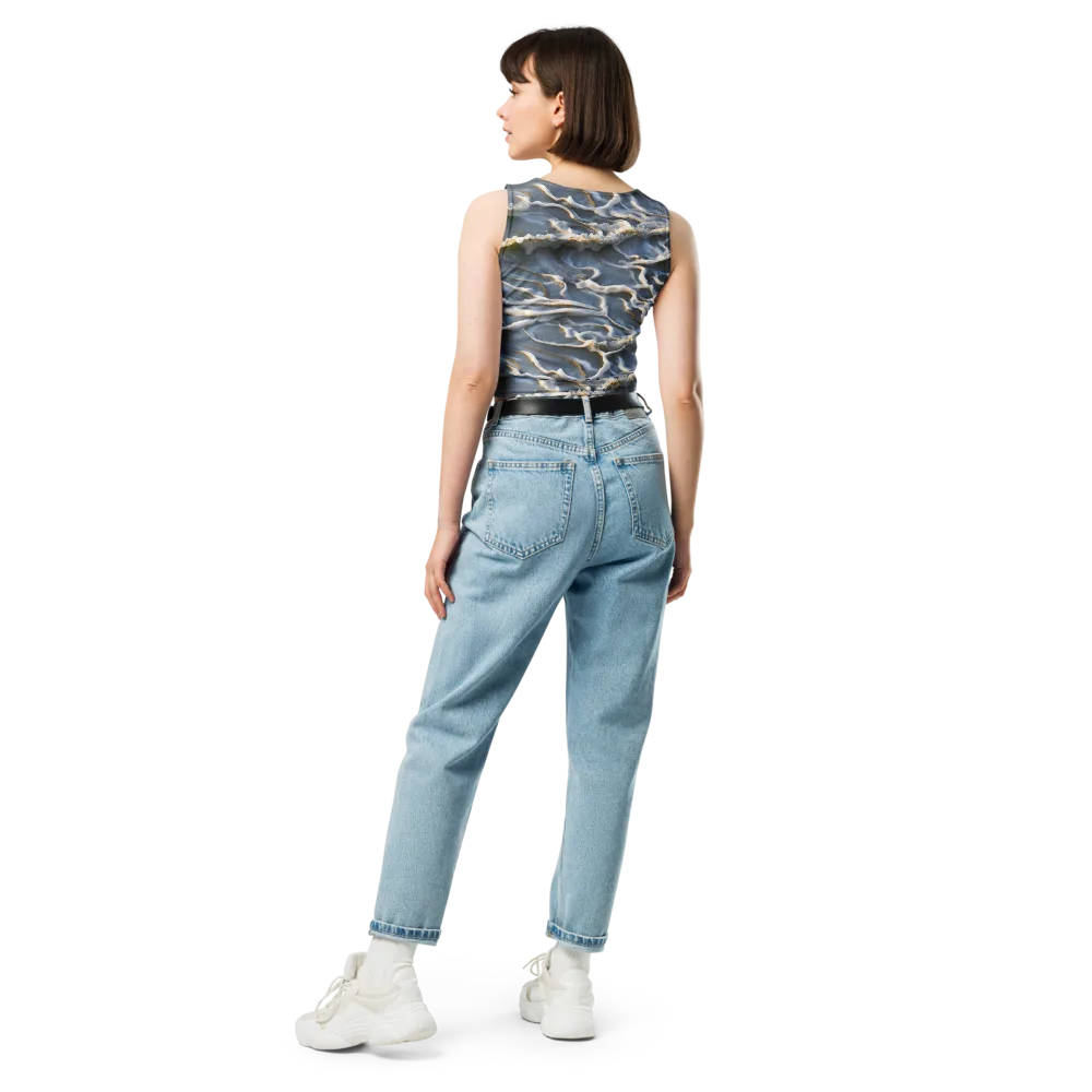 Frosted Tide on Crop Top — Back