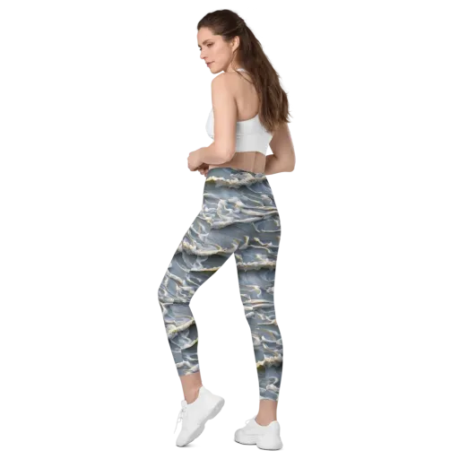 Frosted Tide on a Leggings with Pockets