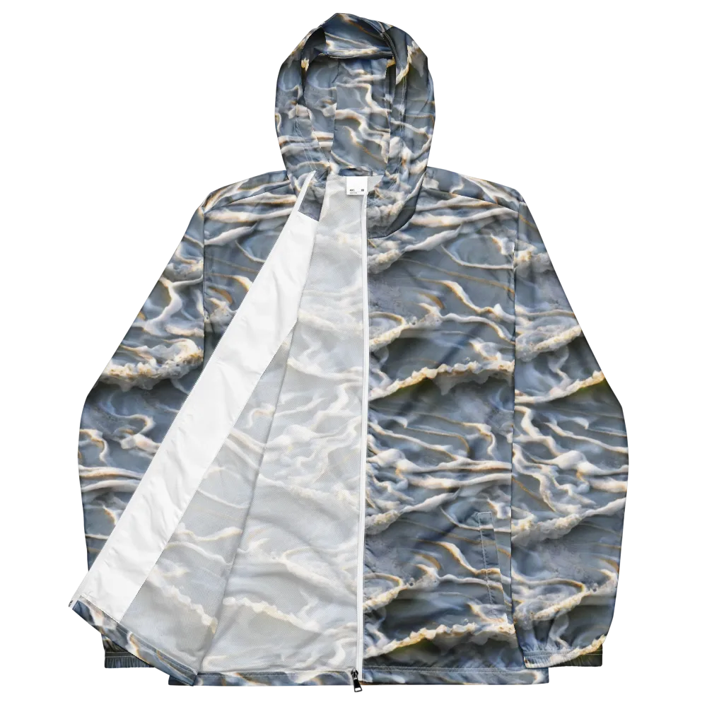 Frosted Tide on Men's Windbreaker — Front