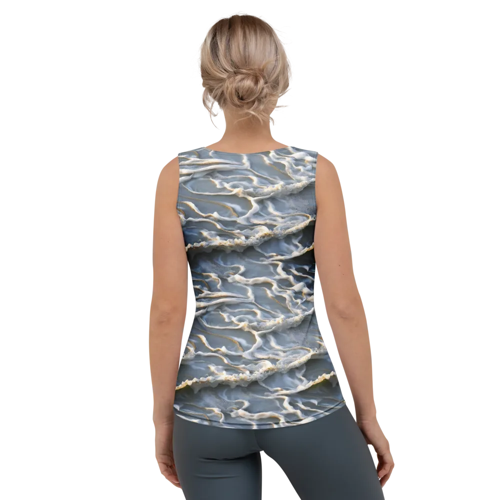 Frosted Tide on Women's Tank Top — Back