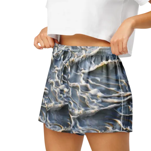 Frosted Tide on a Women's Pajama Shorts