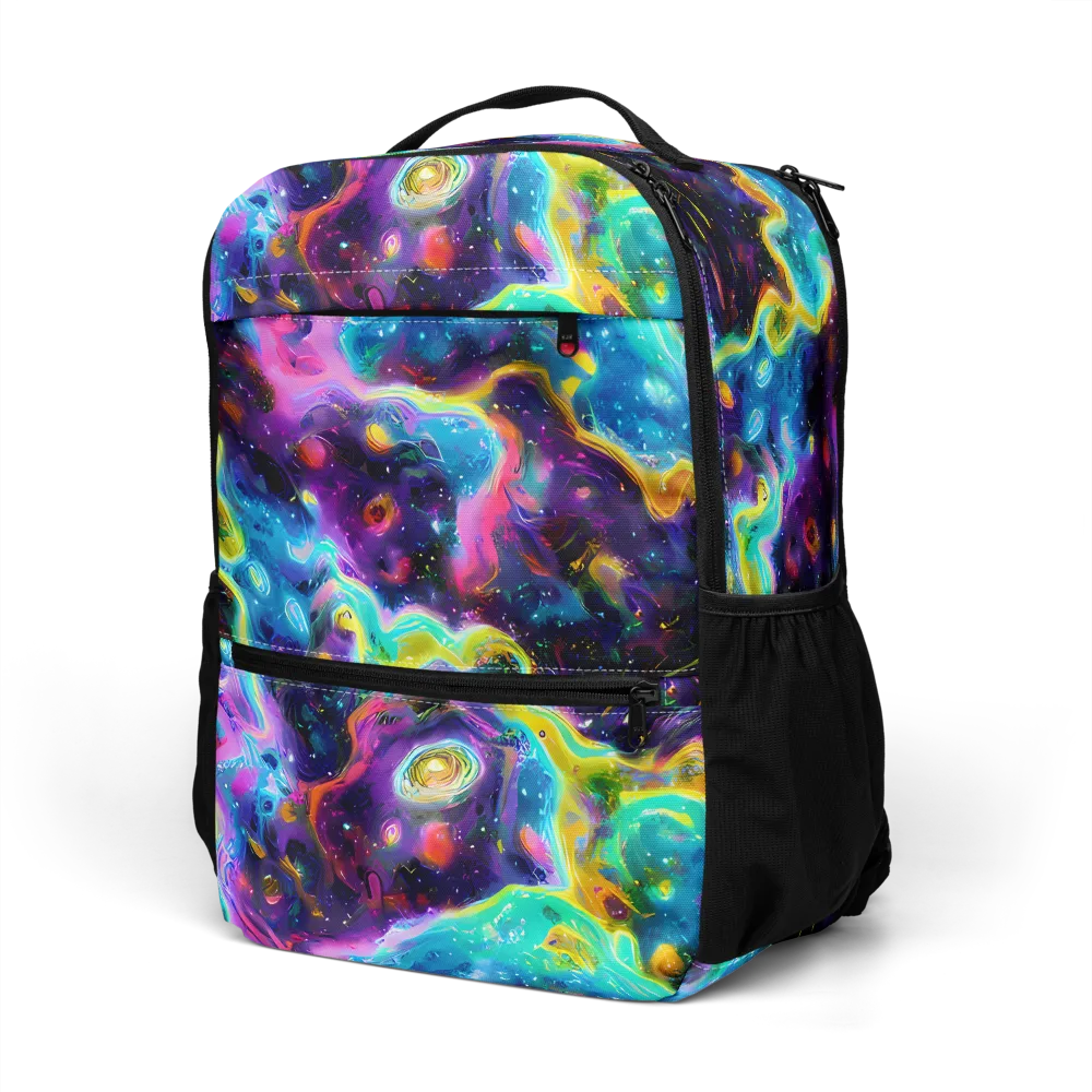 Infinite Iridescence on Utility Backpack — Left Front