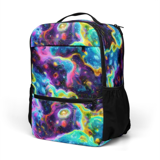 Infinite Iridescence on a Utility Backpack