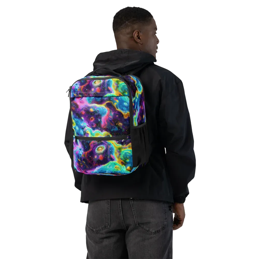 Infinite Iridescence on Utility Backpack — Back