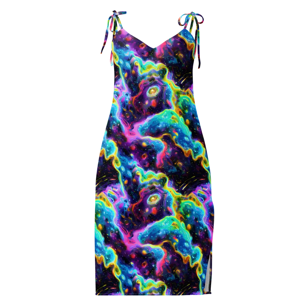Infinite Iridescence on Slip Dress — Front