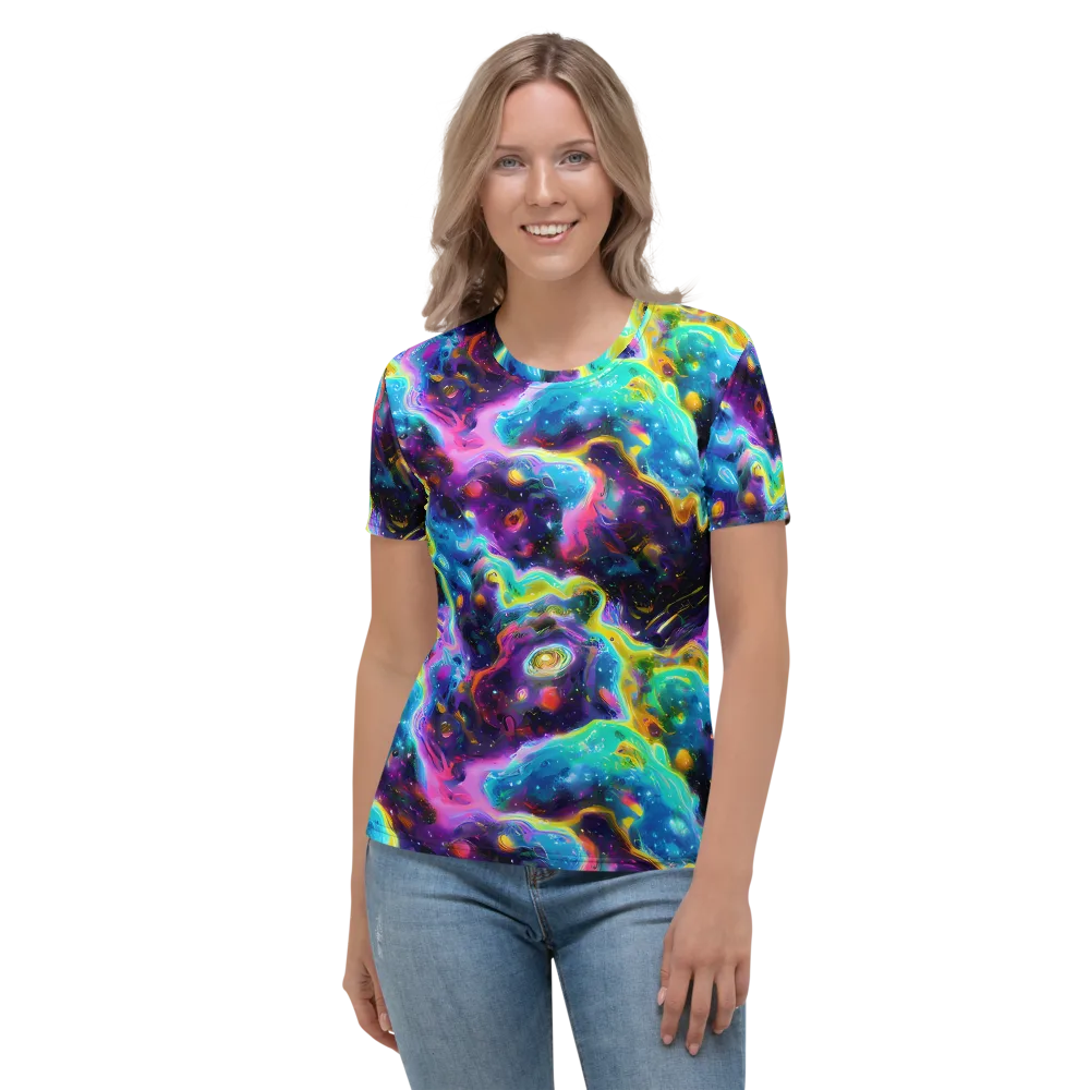 Infinite Iridescence on Women's Crew Neck T-Shirt — Front