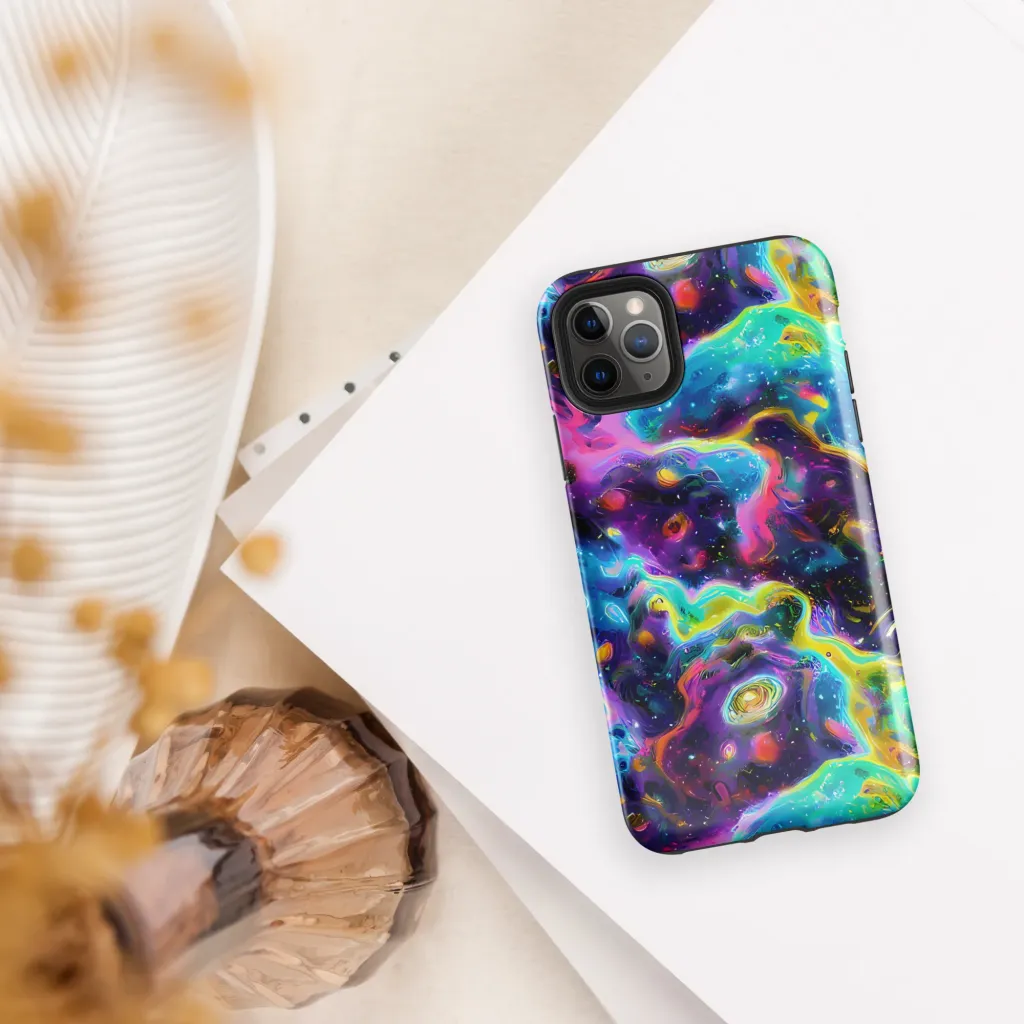 Infinite Iridescence on Tough Case for iPhone® — Front