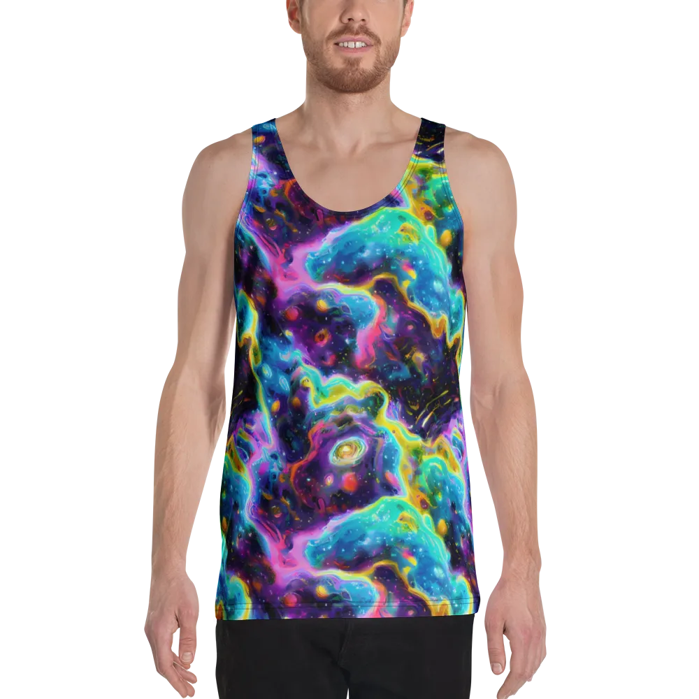 Infinite Iridescence on Men's Tank Top — Front