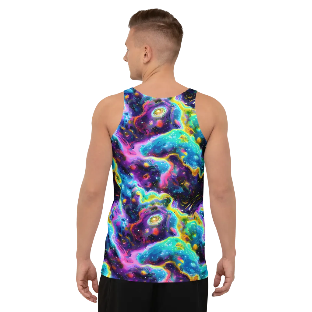 Infinite Iridescence on Men's Tank Top — Back