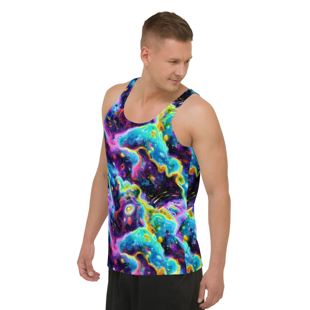 Infinite Iridescence on Men's Tank Top — Left Front