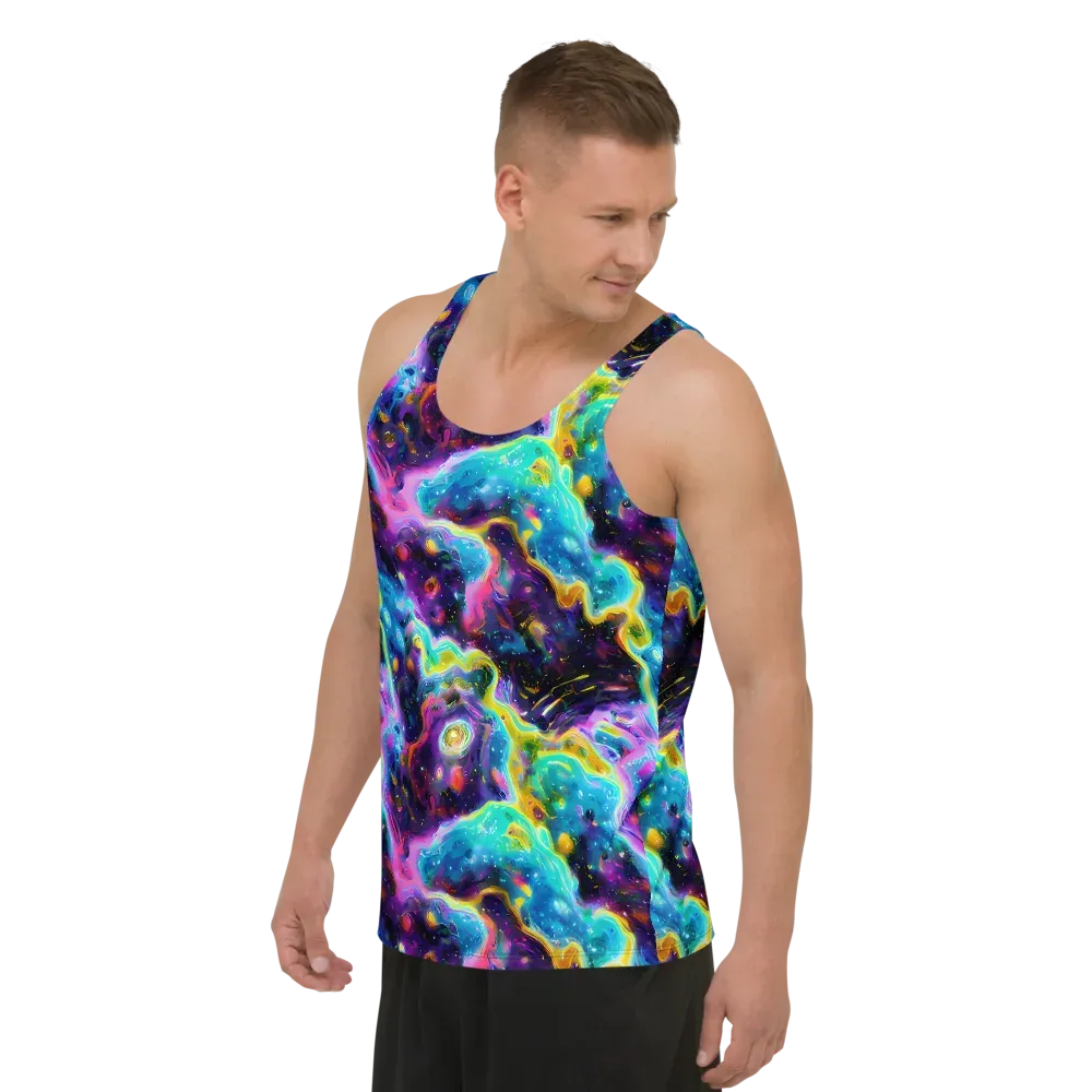 Infinite Iridescence on Men's Tank Top — Left Front
