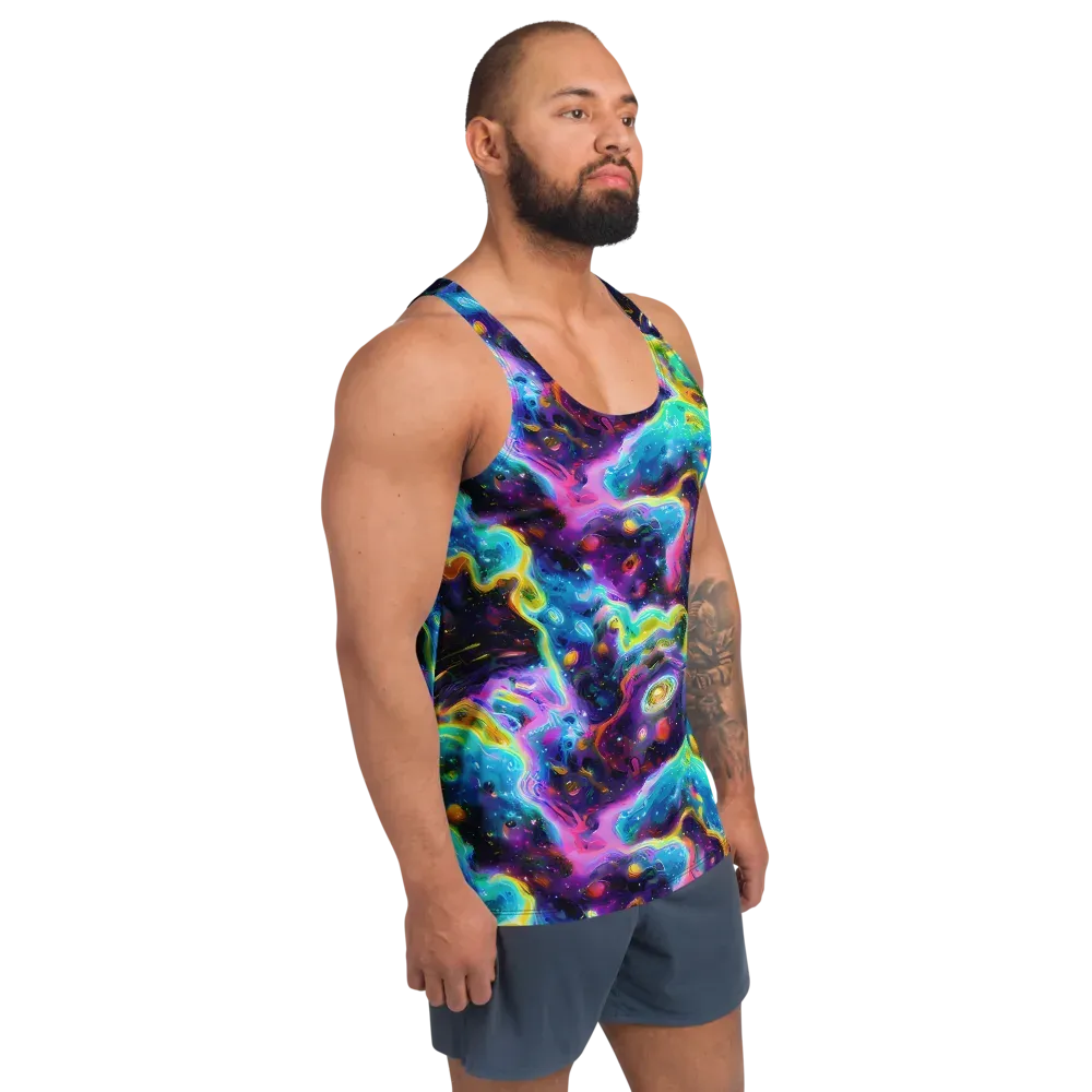 Infinite Iridescence on Men's Tank Top — Right Front