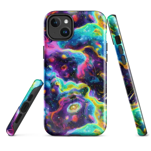 Infinite Iridescence on a MagSafe Tough Case for iPhone®