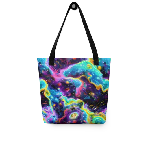 Infinite Iridescence on a Tote Bag