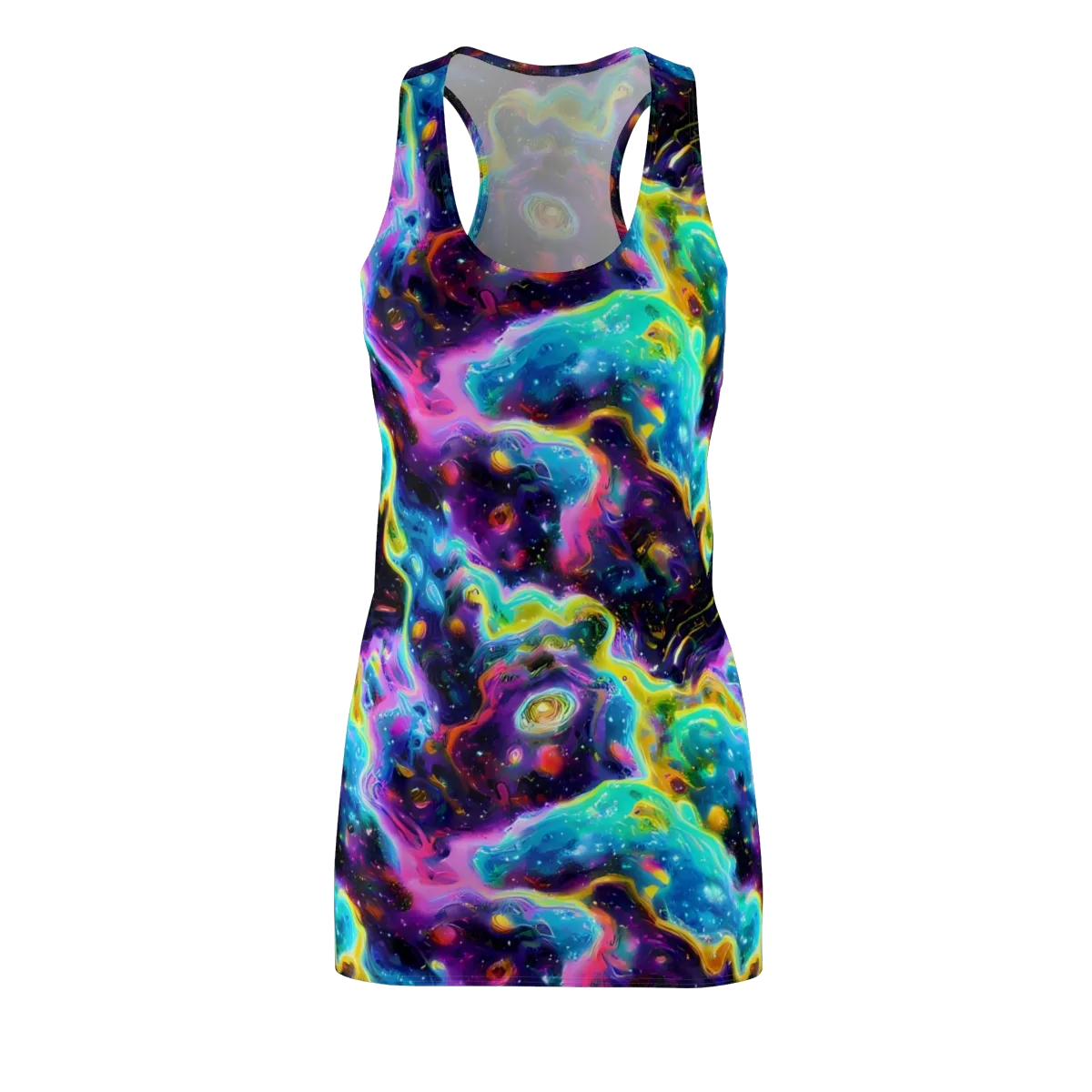 Infinite Iridescence on Racerback Dress — Front