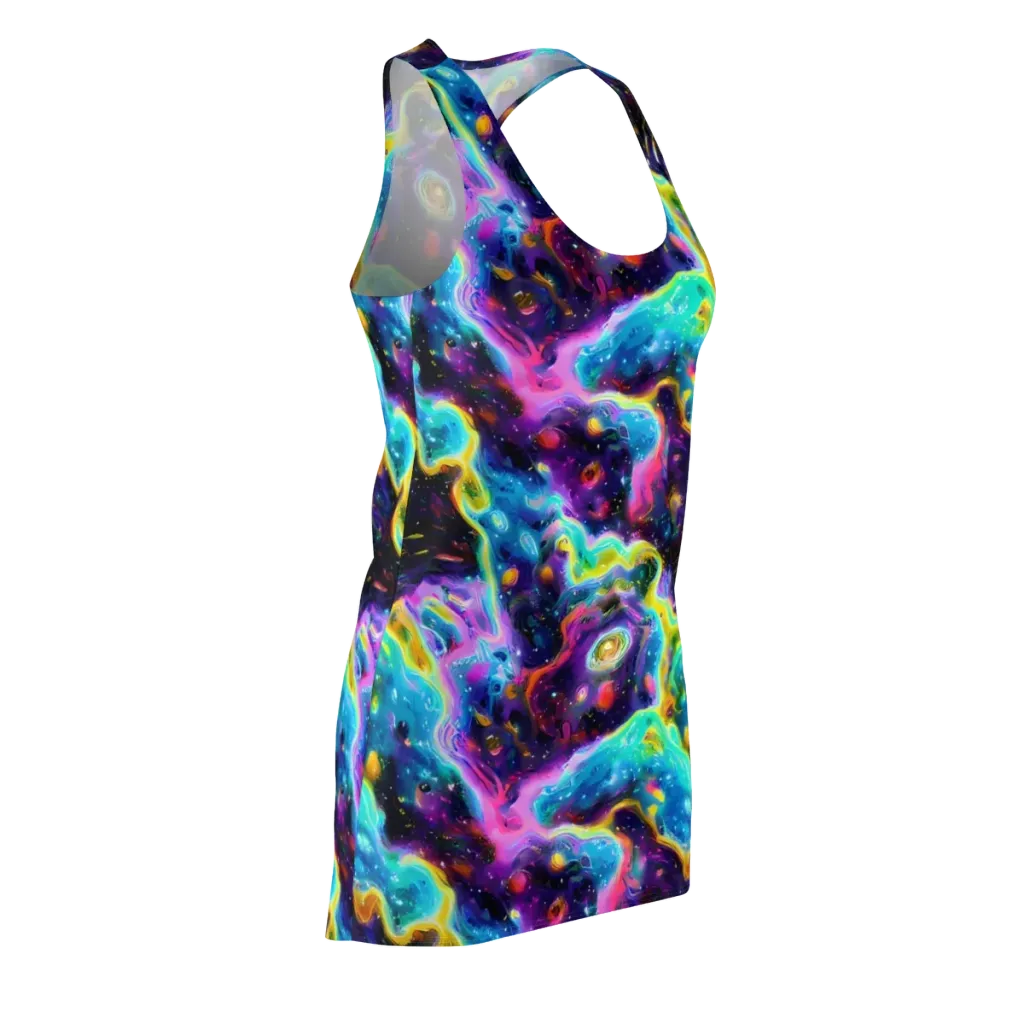 Infinite Iridescence on Racerback Dress — Front Side