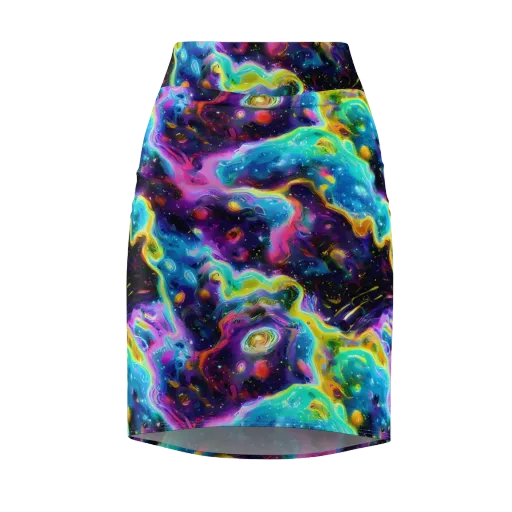 Infinite Iridescence on a Pencil Skirt