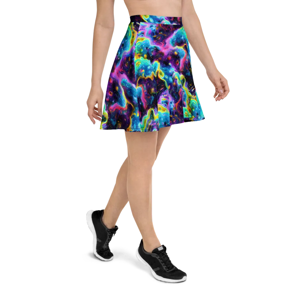 Infinite Iridescence on Skater Skirt — Right