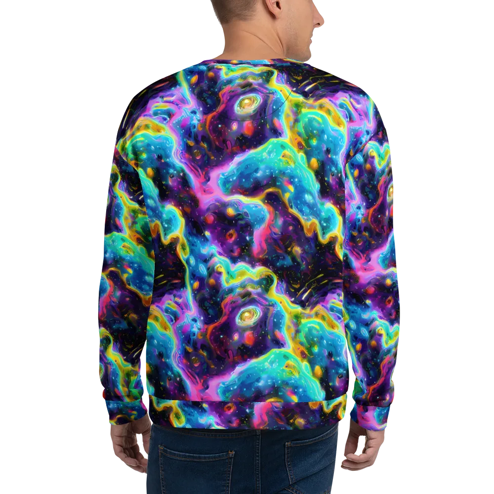Infinite Iridescence on Sweatshirt — Back