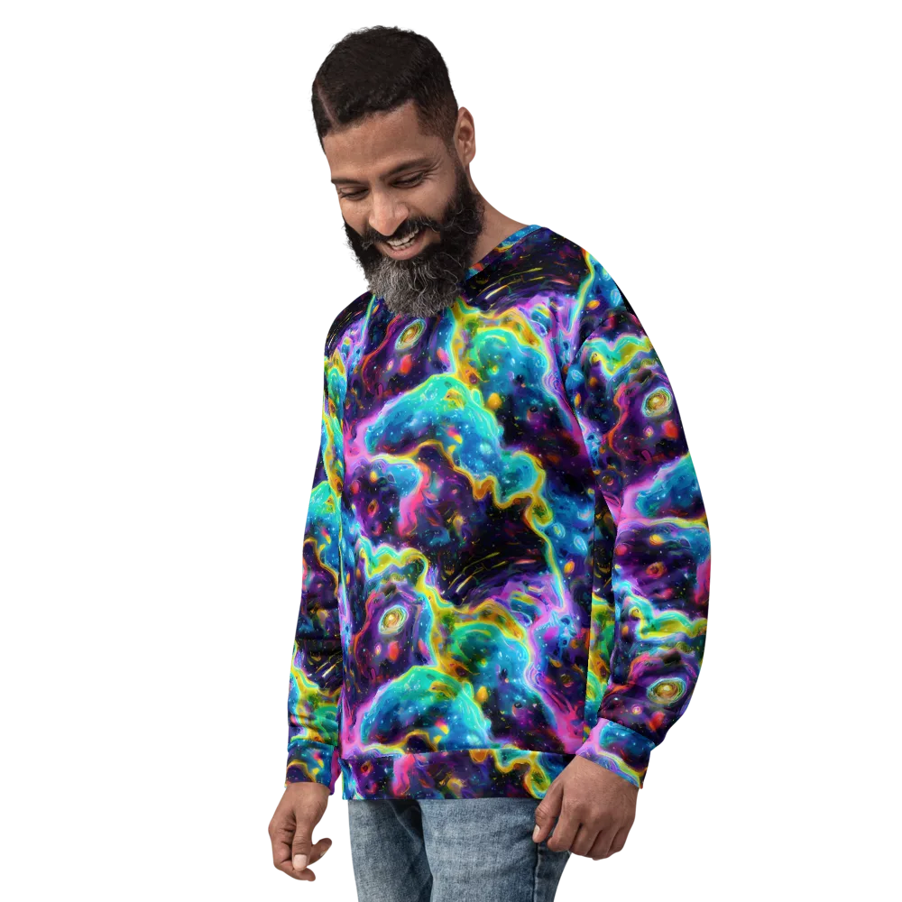 Infinite Iridescence on Sweatshirt — Left Front