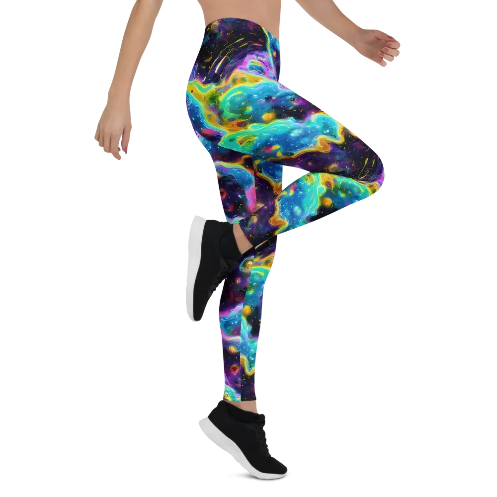Infinite Iridescence on Leggings — Right