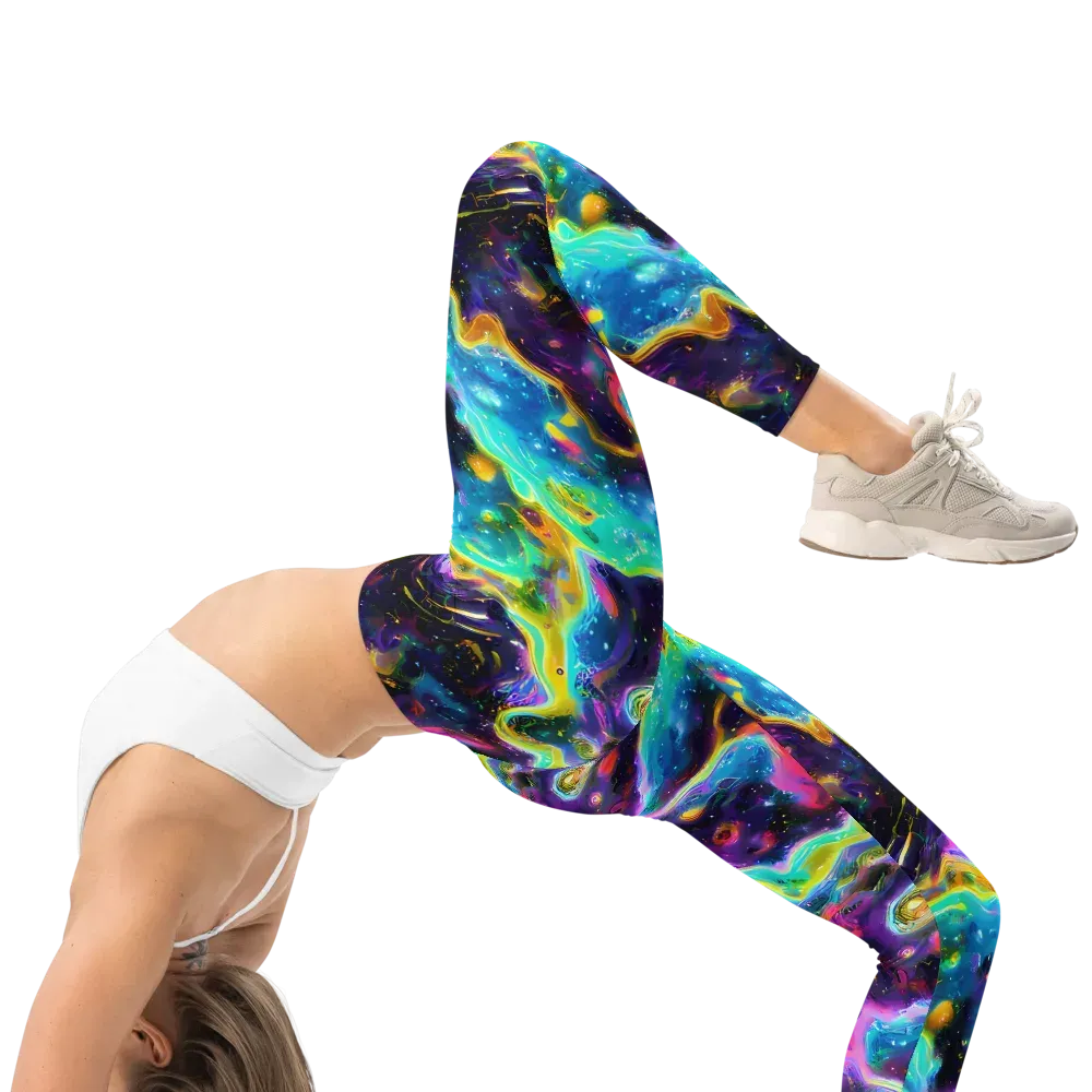 Infinite Iridescence on Leggings — Right