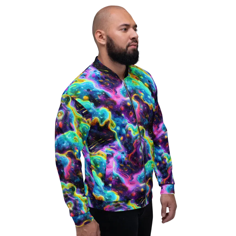 Infinite Iridescence on Bomber Jacket — Right