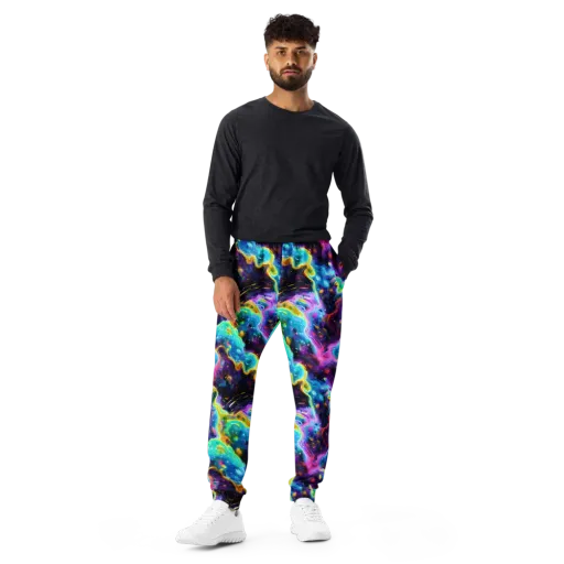 Infinite Iridescence on a Men's Joggers