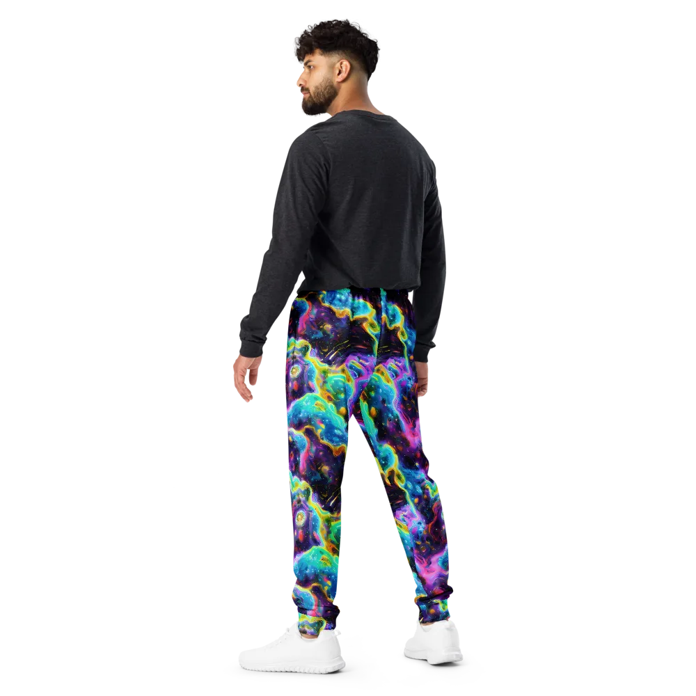 Infinite Iridescence on Men's Joggers — Back