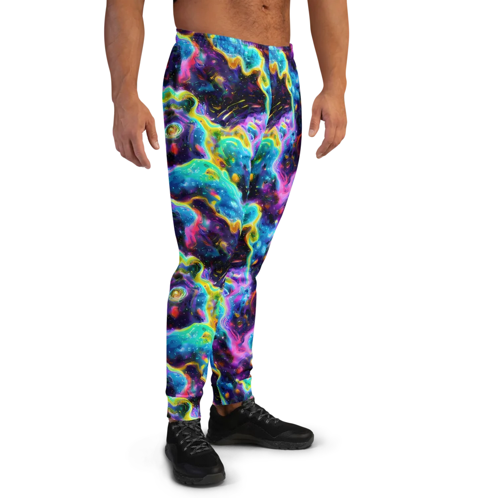 Infinite Iridescence on Men's Joggers — Right