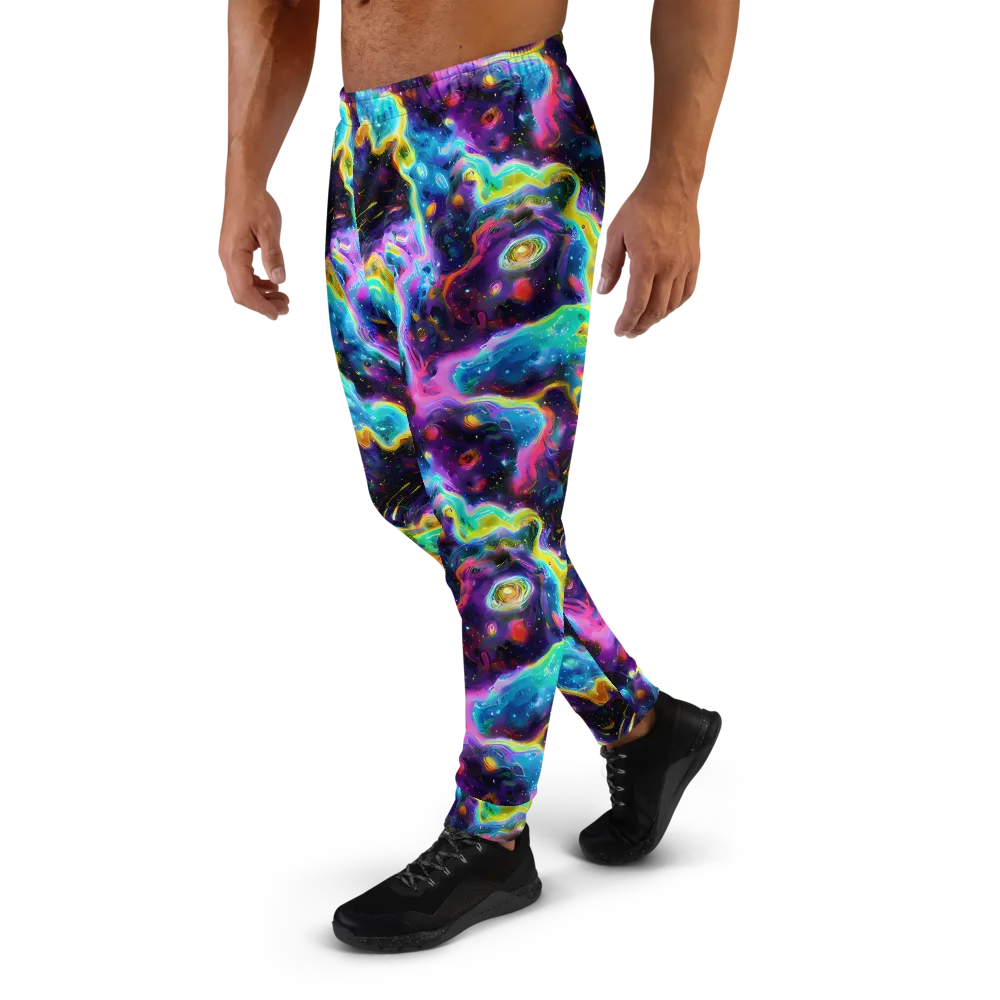 Infinite Iridescence on Men's Joggers — Left