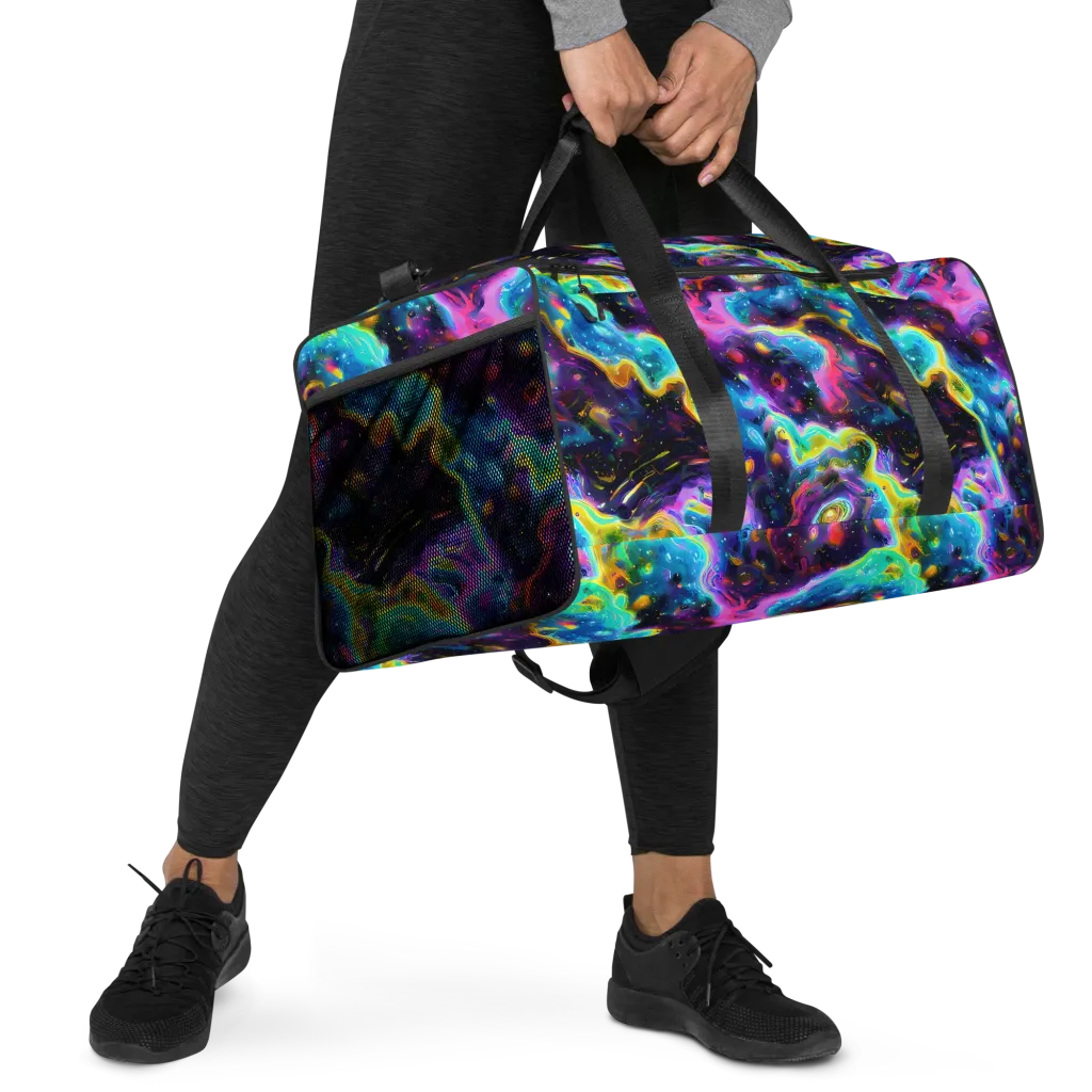 Infinite Iridescence on Duffle Bag — Right Front