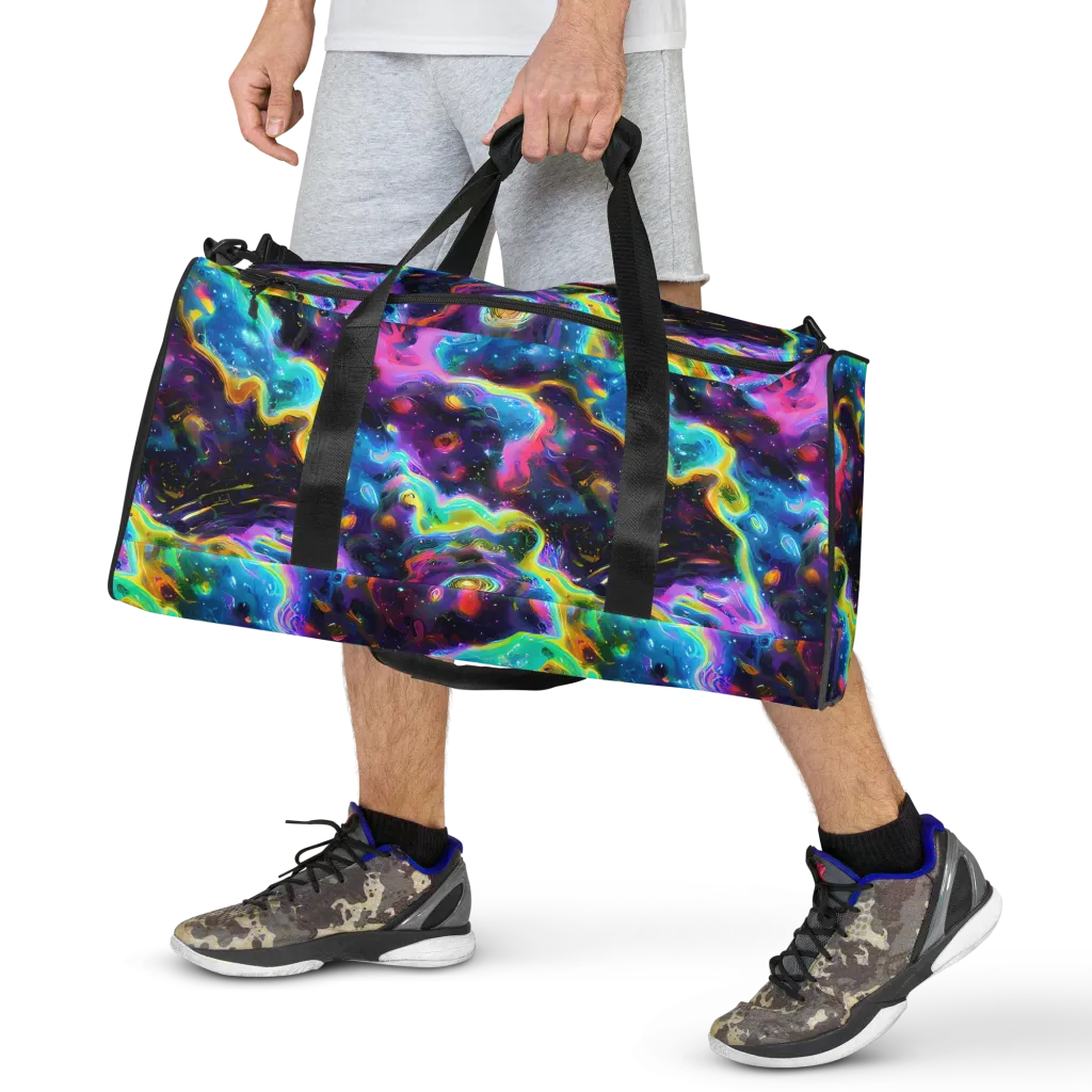 Infinite Iridescence on Duffle Bag — Front