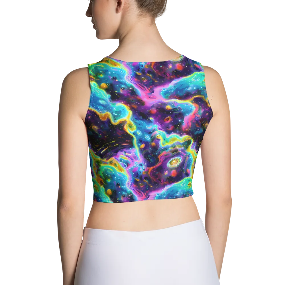 Infinite Iridescence on Crop Top — Back