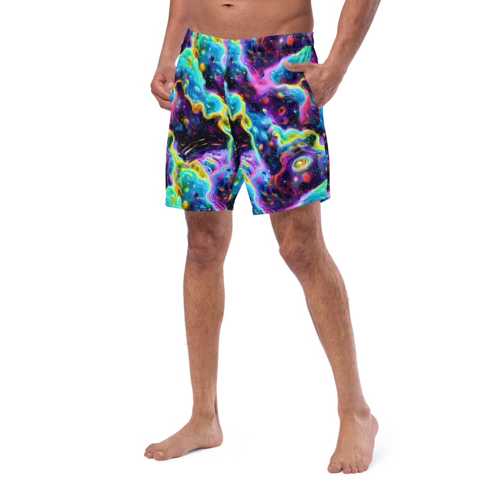 Infinite Iridescence on Swim Trunks — Left Front