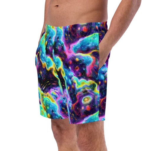 Infinite Iridescence on a Swim Trunks