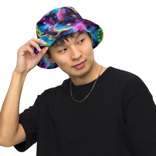 Infinite Iridescence on a Reversible Bucket Hat
