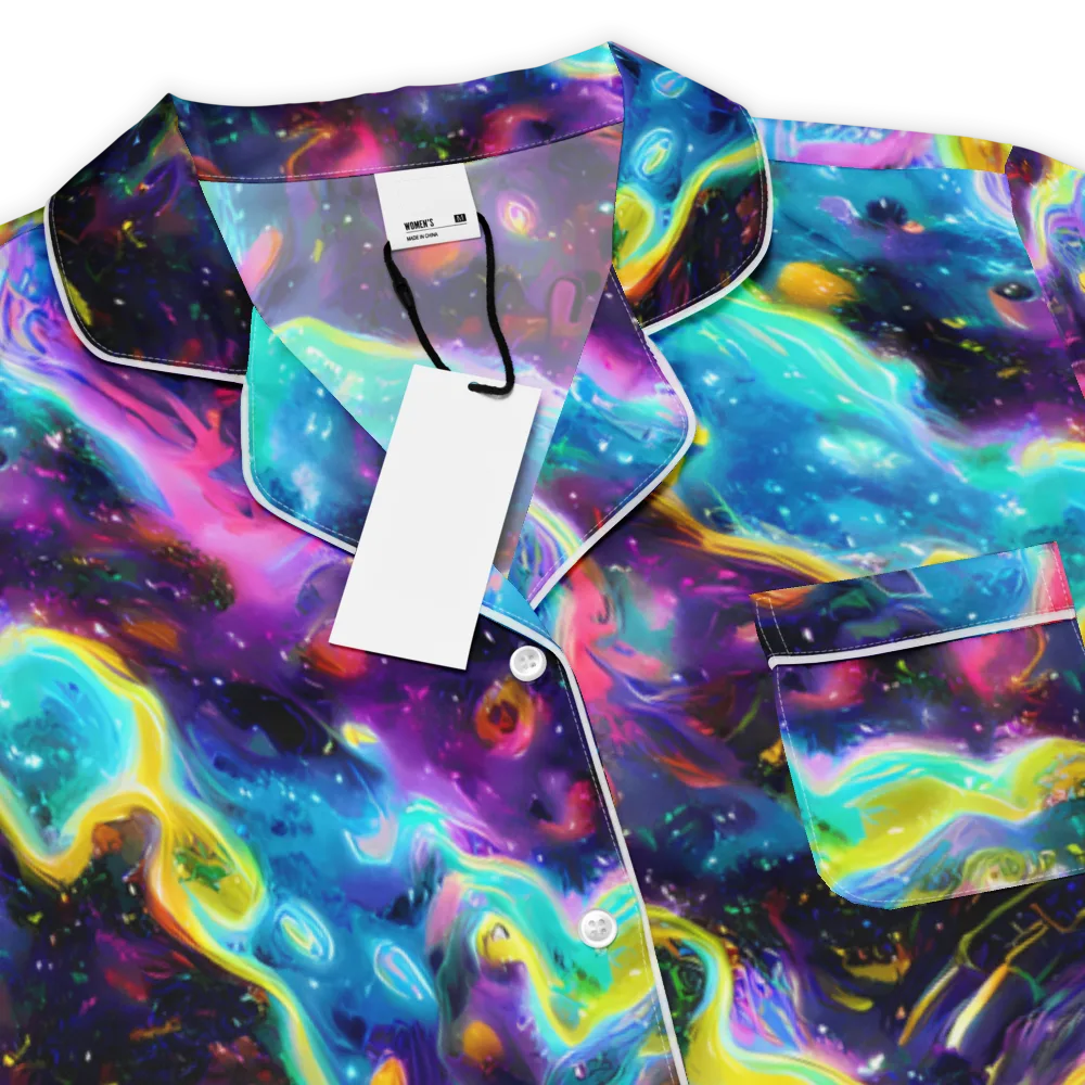 Infinite Iridescence on Women's Short Sleeve Pajama Top — Product details