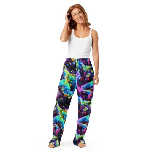 Infinite Iridescence on a Women's Pajama Pants